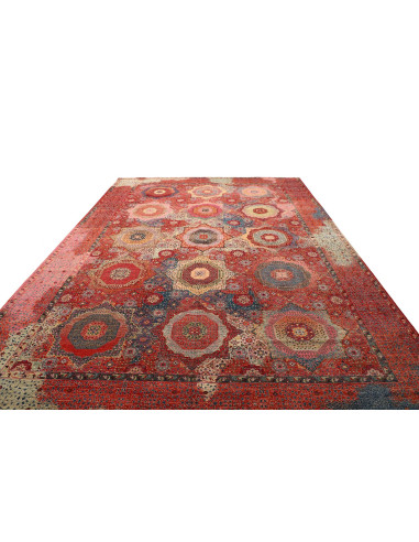 Tappeto Mamlouk Pakistan 302x420 Rosso Terracot