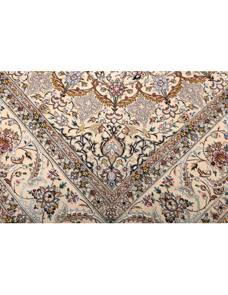 Nain 9la 206x303 Cm Nain 9la, Persia, Hand-carded Wool And