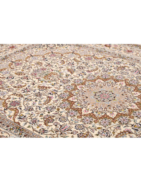 Nain 9la 206x303 Cm Nain 9la, Persia, Hand-carded Wool And
