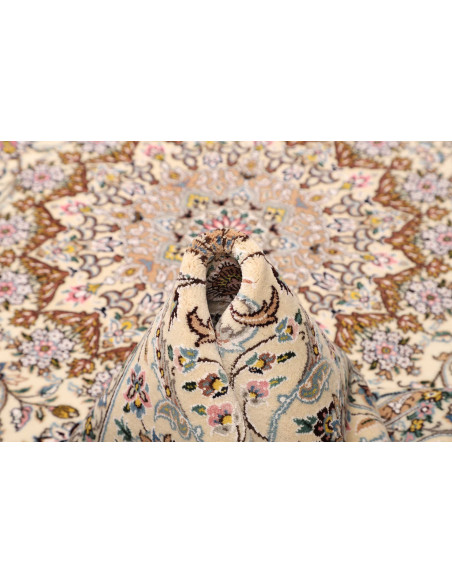 Nain 9la 206x303 Cm Nain 9la, Persia, Hand-carded Wool And