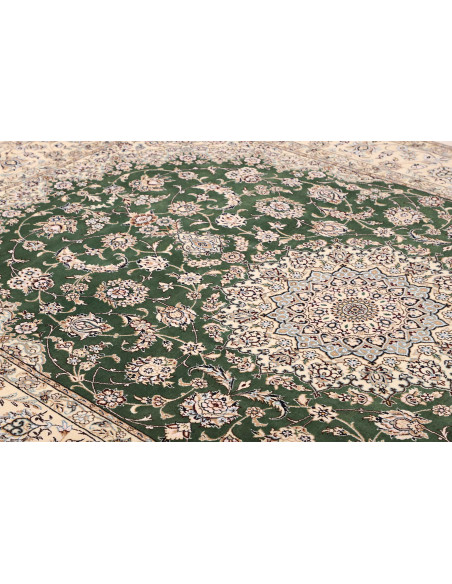 Nain 9la 202x308 Cm Nain 9la, Persia, Hand-carded Wool And