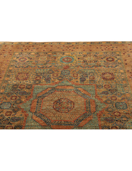 Tappeto Mamlouk Pakistan 148x201 Bronzo Dorato