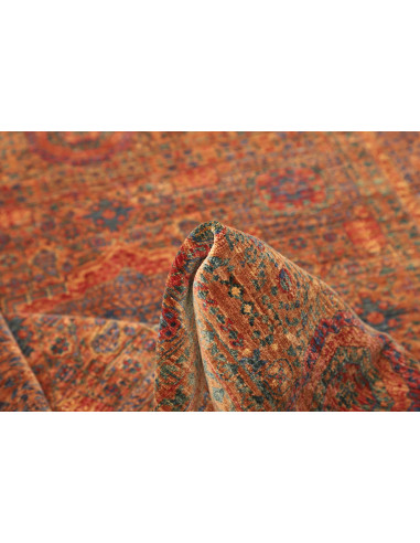 Tappeto Mamlouk Pakistan 147x205 Arancio Brucia