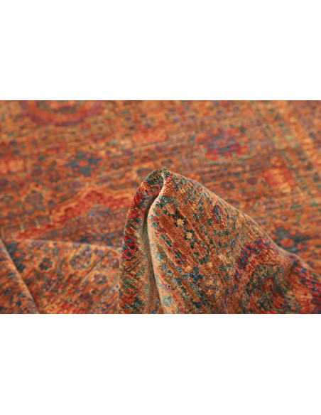 Tappeto Mamlouk Pakistan 147x205 Arancio Brucia