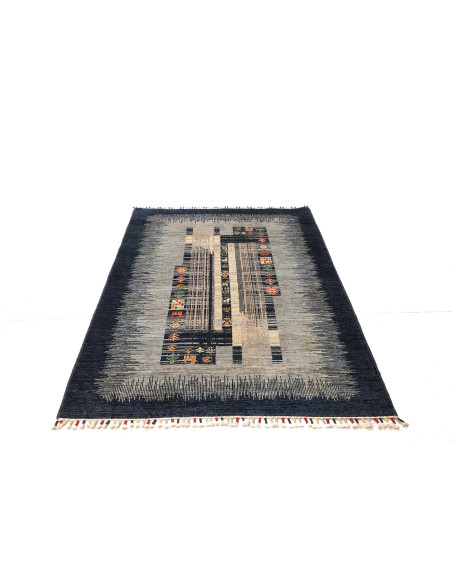 Siva 122x185 Cm Siva, Pakistan, Hand-carded Wool
