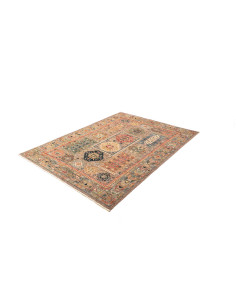 Tribal 150x200 Cm Tribal, Pakistan, Hand-carded Wool (warp: 2