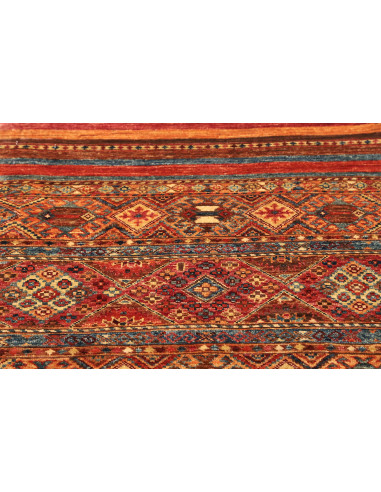 Samarkand 79x308 Cm Samarkand, Pakistan, Lana Cardata A Mano
