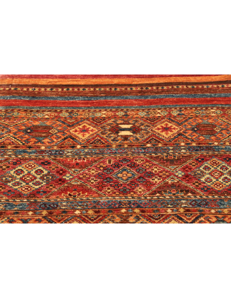 Samarkand 79x308 Cm Samarkand, Pakistan, Lana Cardata A Mano