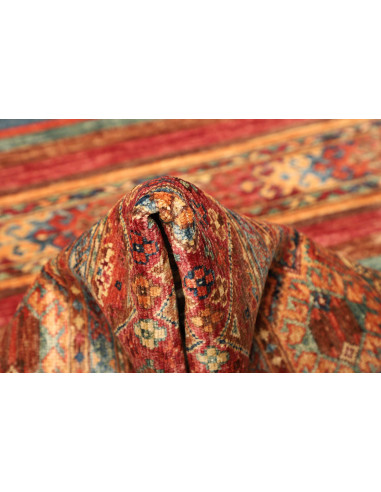 Samarkand 79x308 Cm Samarkand, Pakistan, Lana Cardata A Mano