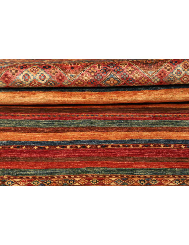 Samarkand 79x308 Cm Samarkand, Pakistan, Lana Cardata A Mano