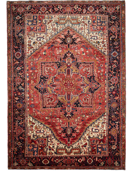 Rug Gorawan Persia brown yellow 232x335