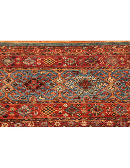 Samarkand 81x292 Cm Samarkand, Pakistan, Lana Cardata A Mano