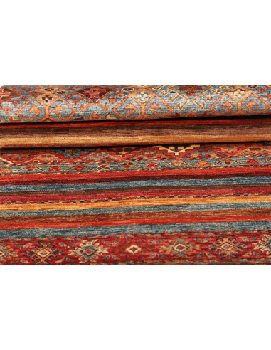 Samarkand 81x292 Cm Samarkand, Pakistan, Hand-carded Wool