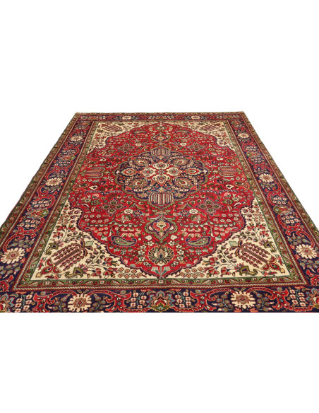 Tabriz 208x297 Cm Tabriz, Persia, Hand-carded Wool warp:
