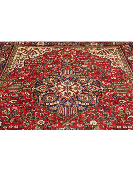 Tabriz 208x297 Cm Tabriz, Persia, Hand-carded Wool warp:
