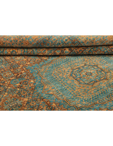 Tappeto Mamlouk Pakistan 205x297 Turchese Antic