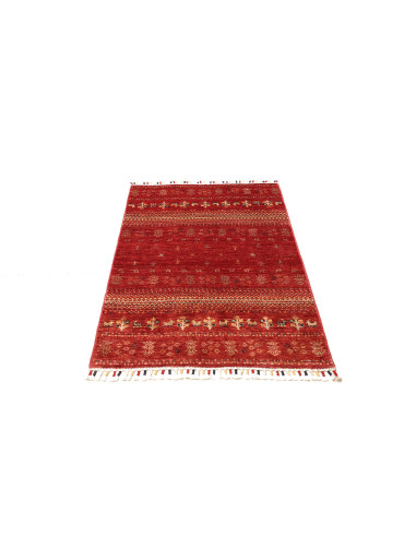 Tappeto Siva Pakistan 79x121 Rosso Intenso Beig