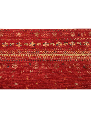 Tappeto Siva Pakistan 79x121 Rosso Intenso Beig