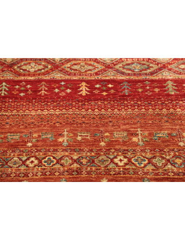 Tappeto Siva Pakistan 80x117 Rosso Terracotta