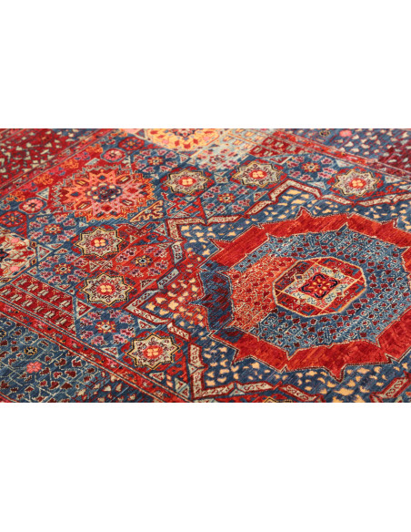 Tappeto Mamlouk Pakistan 117x179 Rosso Blu