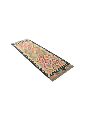 Kilim 65x194 Cm Kilim, Afghanistan, Hand-carded Wool (pile),