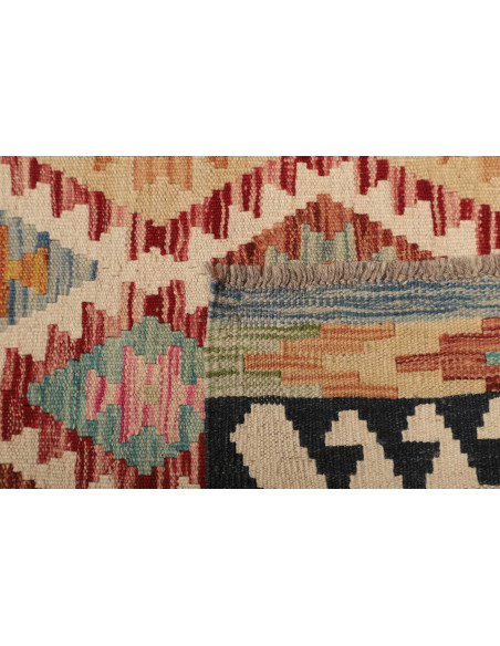 Kilim 65x194 Cm Kilim, Afghanistan, Hand-carded Wool (pile),