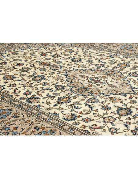Kashan 193x310 Cm Kashan, Persia, Lana Cardata A Mano,
