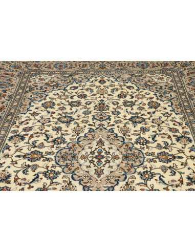 Kashan 193x310 Cm Kashan, Persia, Lana Cardata A Mano,