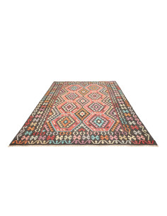 Kilim 206x278 Cm Kilim Afghanistan Hand-carded Wool (warp: 2