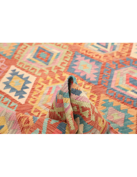Kilim 207x293 Cm Kilim Afghanistan Lana Cardata A Mano