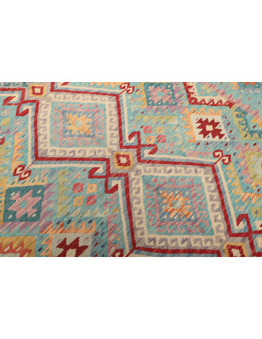 Kilim 205x290 Cm Kilim Afghanistan Hand-carded Wool (cotton