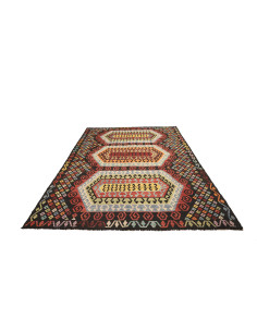 Kilim 201x289 Cm Kilim Afgano In Lana Cardata A Mano 2