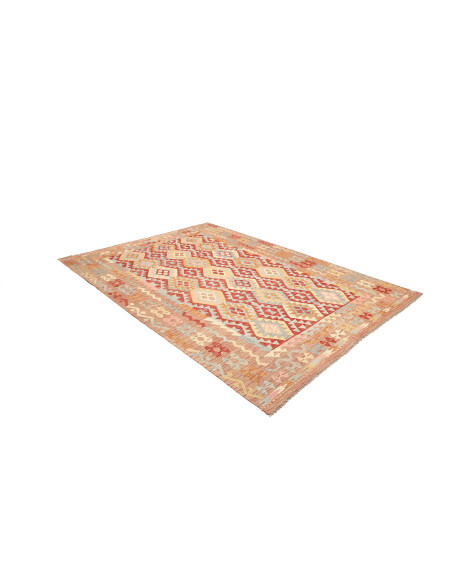 Kilim 212x285 Cm Kilim, Afghanistan, Lana Cardata A Mano