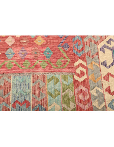 Kilim 208x301 Cm Kilim, Afghanistan, Hand-carded Wool (warp: