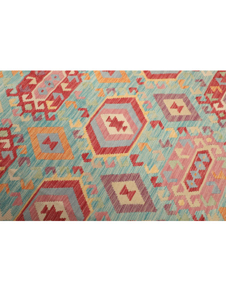 Kilim 205x282 Cm Kilim, Afghanistan. Hand-carded Wool,