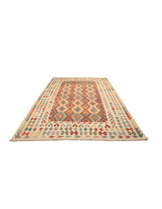 Kilim 210x298 Cm Kilim, Afghanistan, Hand-spun Wool (warp: 2