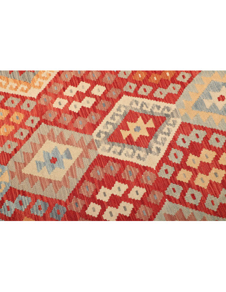 Kilim 183x245 Cm Kilim Afghanistan, Hand-carded Wool (warp: