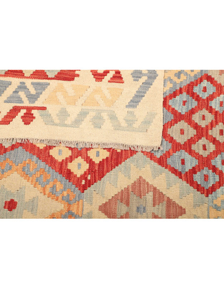 Kilim 183x245 Cm Kilim Afghanistan, Hand-carded Wool (warp: