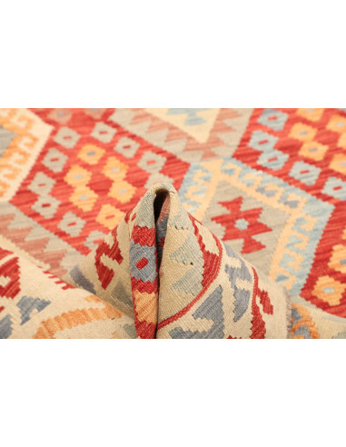 Kilim 183x245 Cm Kilim Afghanistan, Hand-carded Wool (warp:
