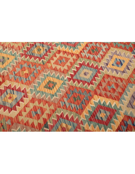 Kilim 207x293 Cm Kilim Afghanistan, Lana Cardata A Mano