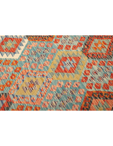 Kilim 204x306 Cm Kilim, Afghanistan, Lana Cardata A Mano