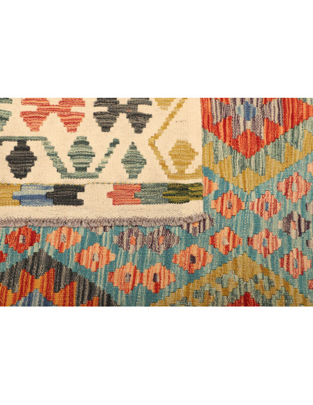 Kilim 204x306 Cm Kilim, Afghanistan, Hand-carded Wool (warp: