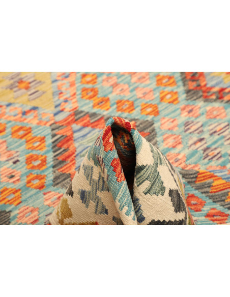 Kilim 204x306 Cm Kilim, Afghanistan, Hand-carded Wool (warp: