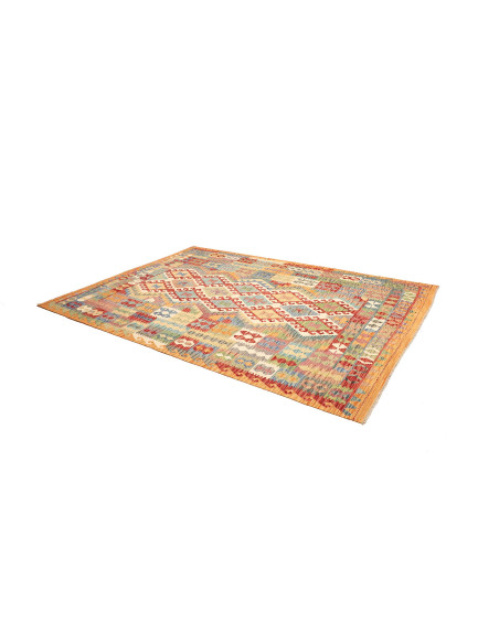 Kilim 200x292 Cm Kilim Afghanistan Lana Cardata A Mano