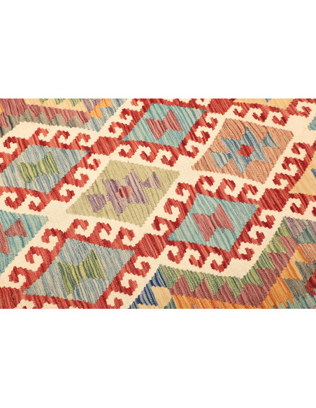 Kilim 200x292 Cm Kilim Afghanistan Lana Cardata A Mano
