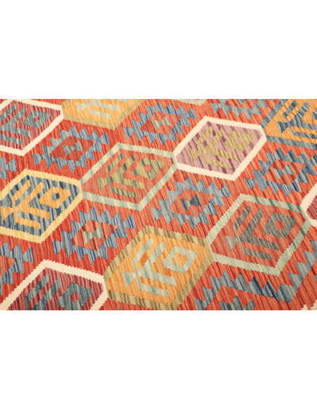 Kilim 205x293 Cm Kilim Afghanistan, Lana Cardata A Mano