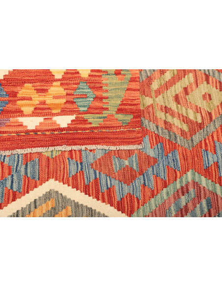 Kilim 205x293 Cm Kilim Afghanistan, Lana Cardata A Mano