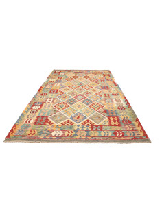 Kilim 203x287 Cm Kilim Afghanistan, Lana Cardata A Mano, 2