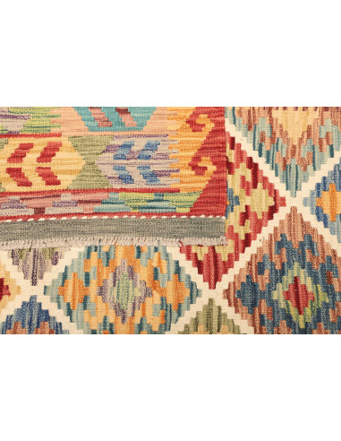 Kilim 203x287 Cm Kilim Afghanistan, Lana Cardata A Mano,