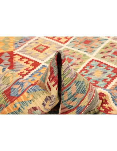 Kilim 203x287 Cm Kilim Afghanistan, Lana Cardata A Mano,